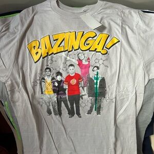 Ripple Junction Bazinga! Kids T-Shirt - White and Yellow